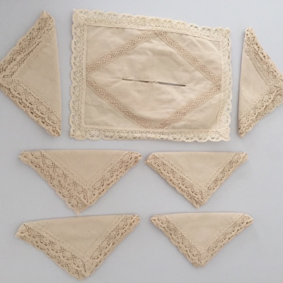 Tea party: high-class tea cup with saucer and linen napkins - Picture 3 of 9